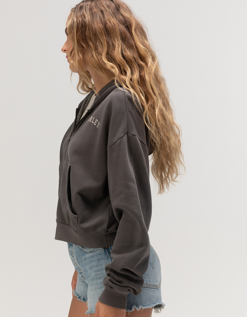HURLEY Outsider Womens Crop Zip-Up Hoodie image number 2