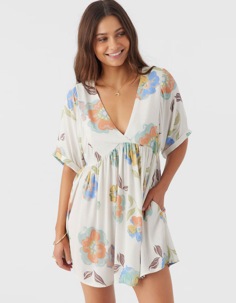 O'NEILL Rosemary Naam Floral Womens Mini Dress - WHITE COMBO | Tillys