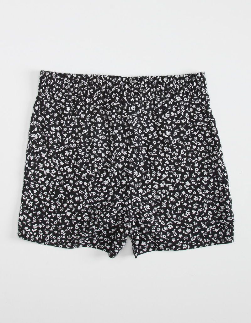 WHITE FAWN Smocked Waist Girls Shorts image number 1