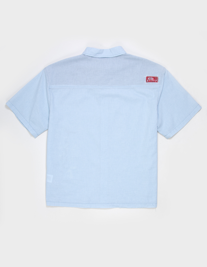 RUSTY Crisis Mens Crop Button Up Shirt image number 1