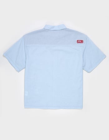 RUSTY Crisis Mens Crop Button Up Shirt Alternative Image