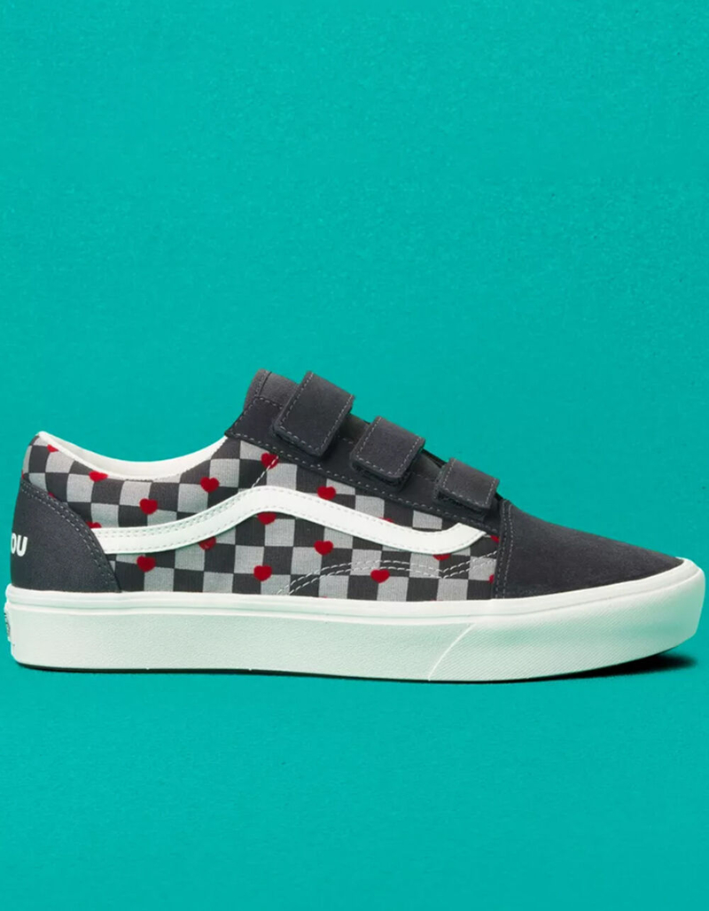 VANS Autism Acceptance ComfyCush Old Skool Velcro Shoes image number 1