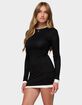 EDIKTED Norah Contrast Layered Mini Dress image number 3
