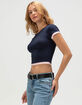 TILLYS Double Layer Womens Tee image number 3
