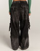 BDG Urban Outfitters Denim Strappy Womens Cargo Pants image number 4