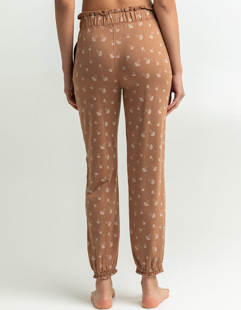 SKY AND SPARROW Printed Cozy Womens Jogger image number 3