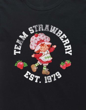 STRAWBERRY SHORTCAKE Team Strawberry Distressed Unisex Kids Tee Alternative Image