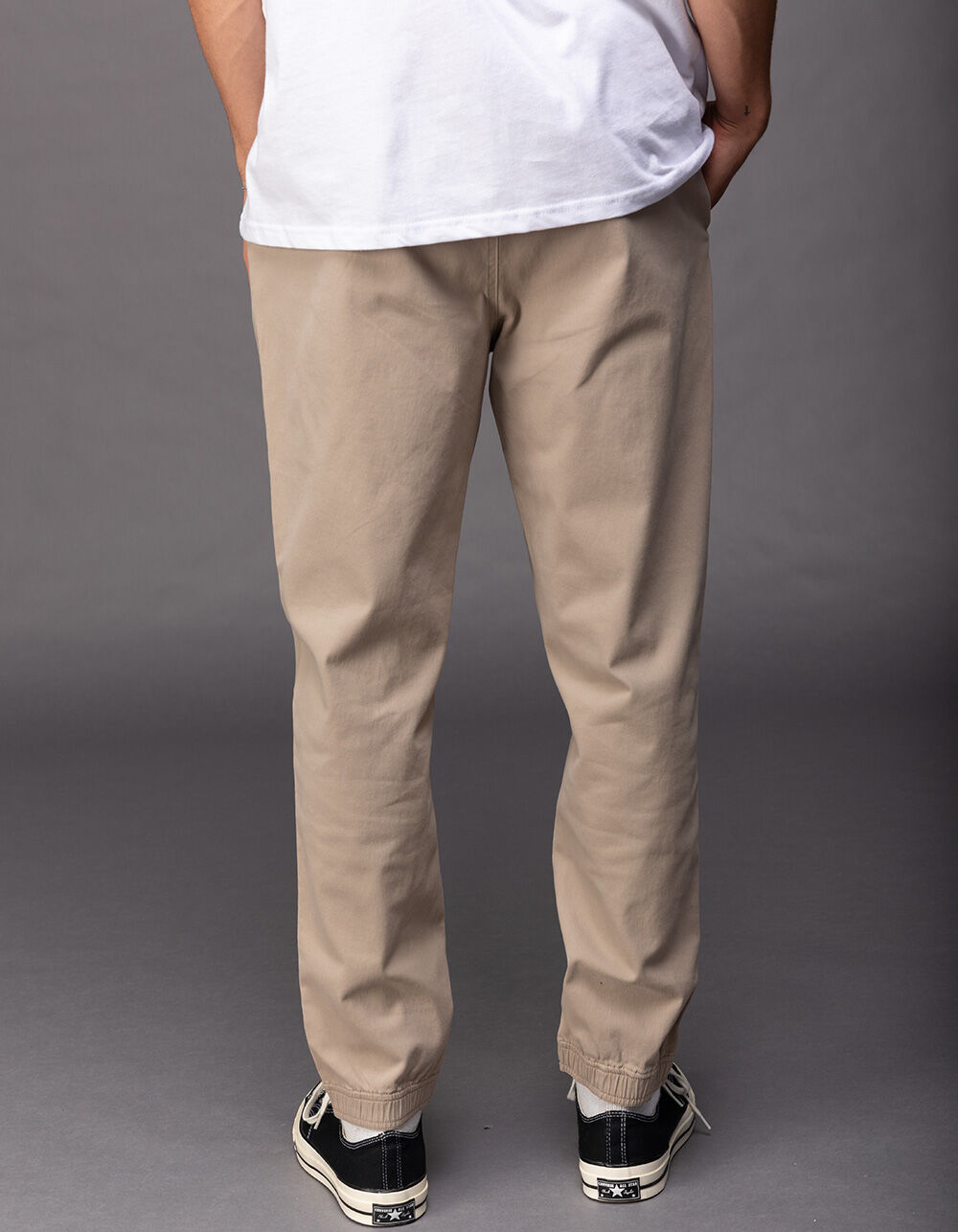 RSQ Mens Twill Jogger Pants - DK KHAKI | Tillys