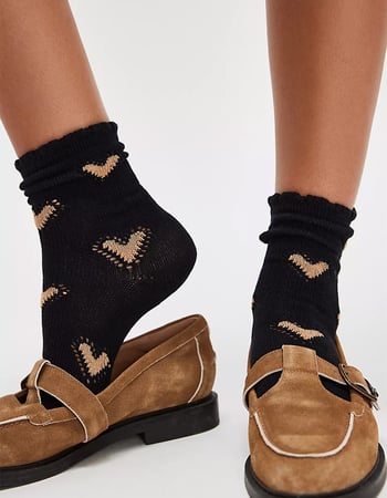 FREE PEOPLE Cupids Bow Womens Socks Primary Image