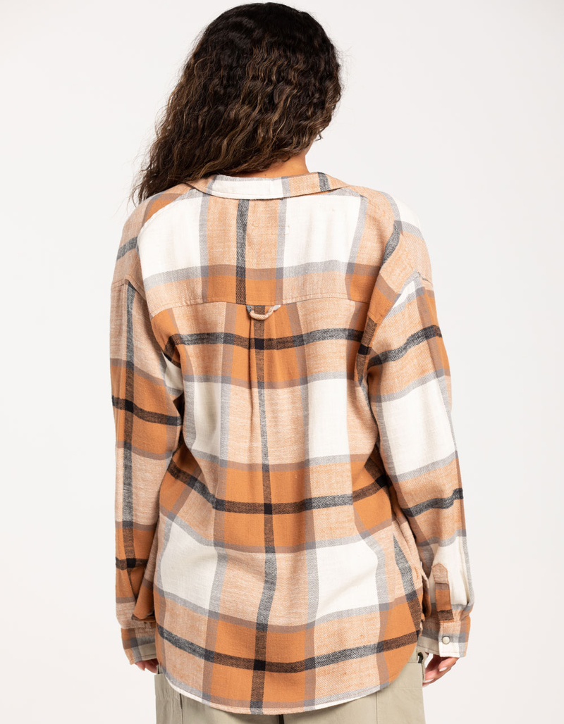 RSQ Womens Plaid Flannel image number 2
