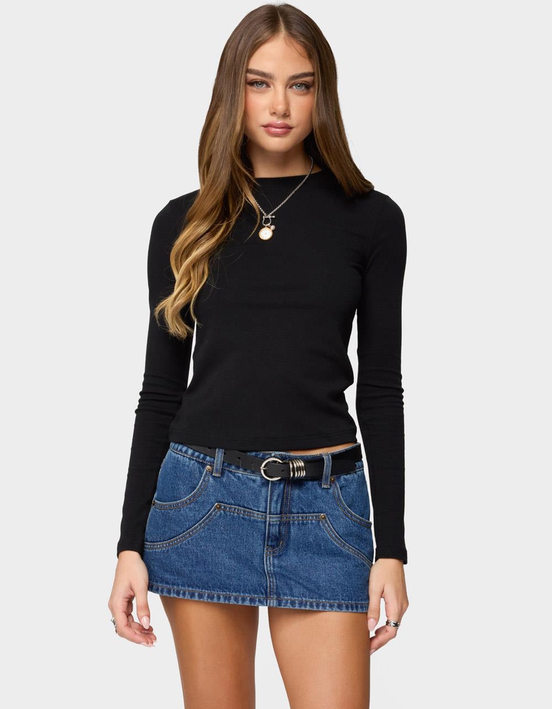 EDIKTED Kiyan Long Sleeve Tee image number 0