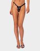 EDIKTED Floral Scrunch Bikini Bottom image number 1