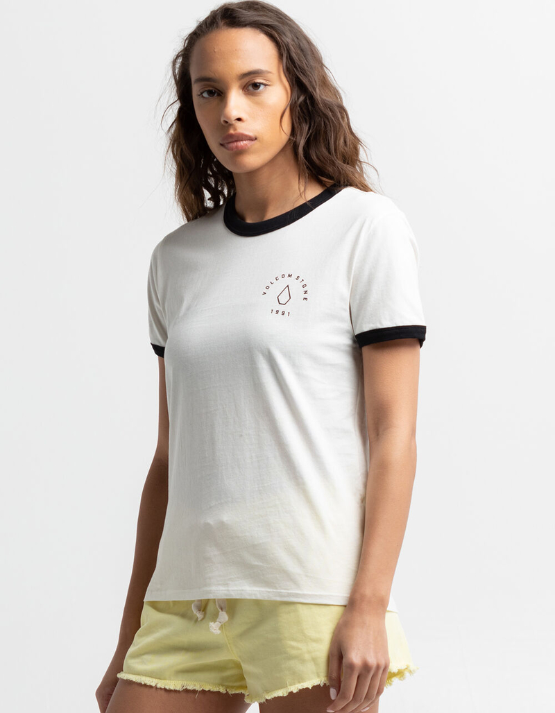 VOLCOM Truly Womens Ringer Tee image number 2