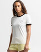 VOLCOM Truly Womens Ringer Tee image number 3