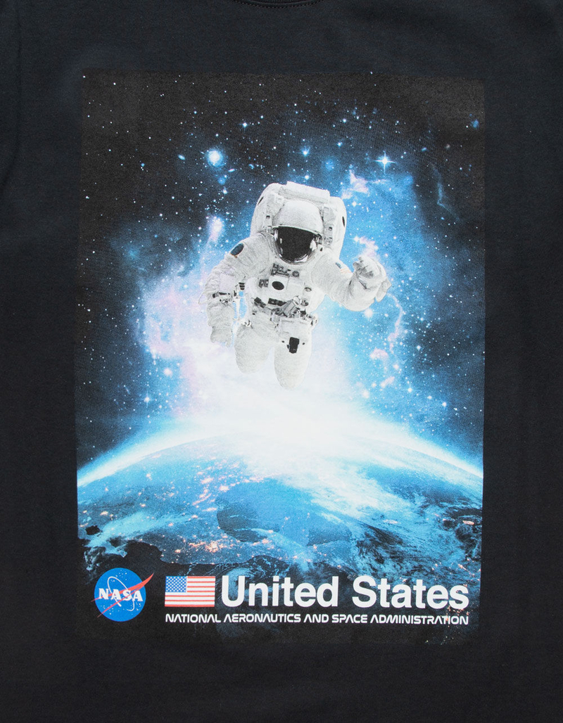 NEON RIOT NASA Astronaut Mens T-Shirt image number 1