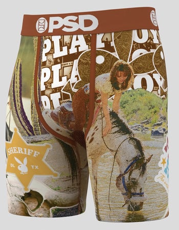 PSD x Playboy New Sheriff Mens Boxer Briefs Primary Image