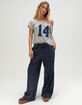 RSQ Womens Off The Shoulder 14 Tee image number 2