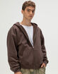RSQ Mens Oversized Zip-Up Hoodie image number 7