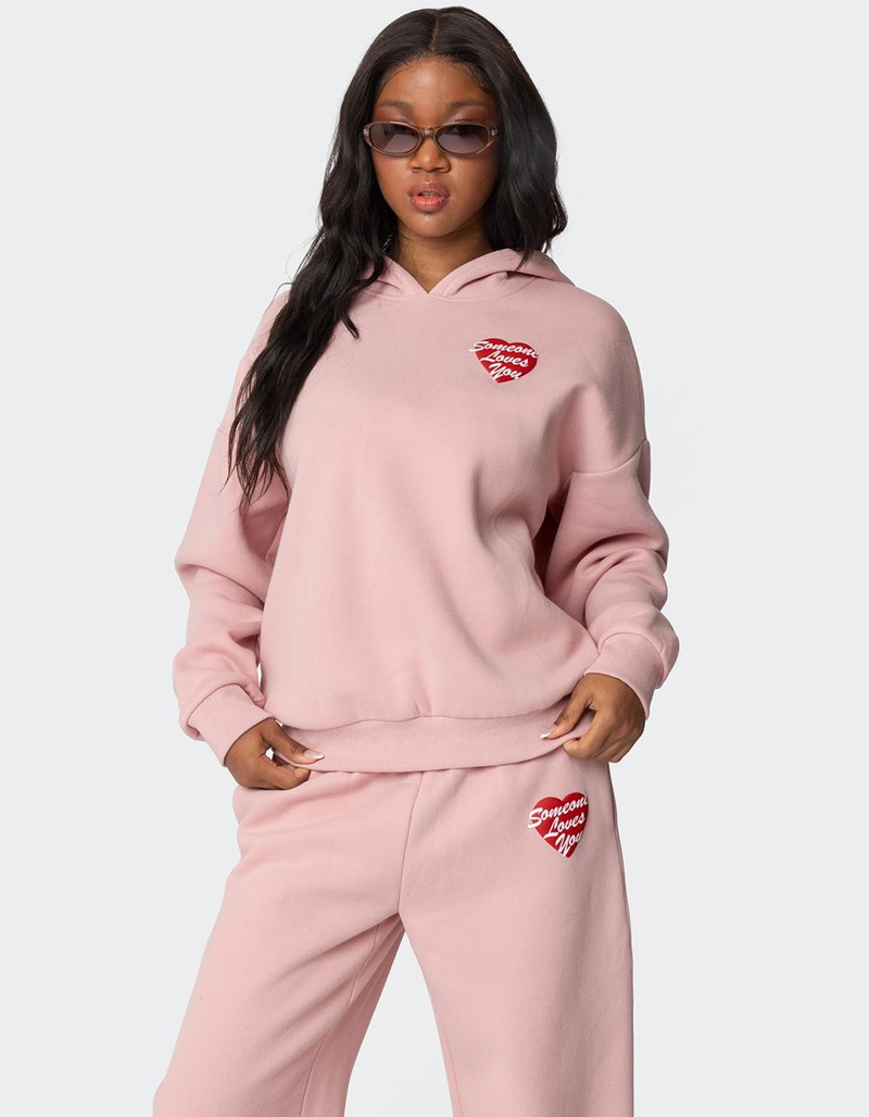 EDIKTED Someone Loves You Hoodie image number 0