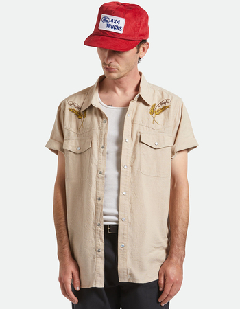 BRIXTON x Ford Mens Western Snap Front Shirt Alternative Image
