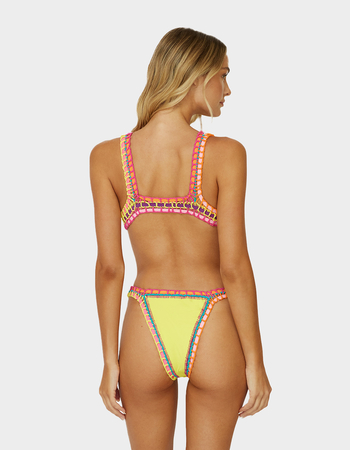 PQ SWIM Dandelion Crochet Bikini Top Alternative Image