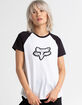 FOX Karrera Womens Raglan Tee image number 1