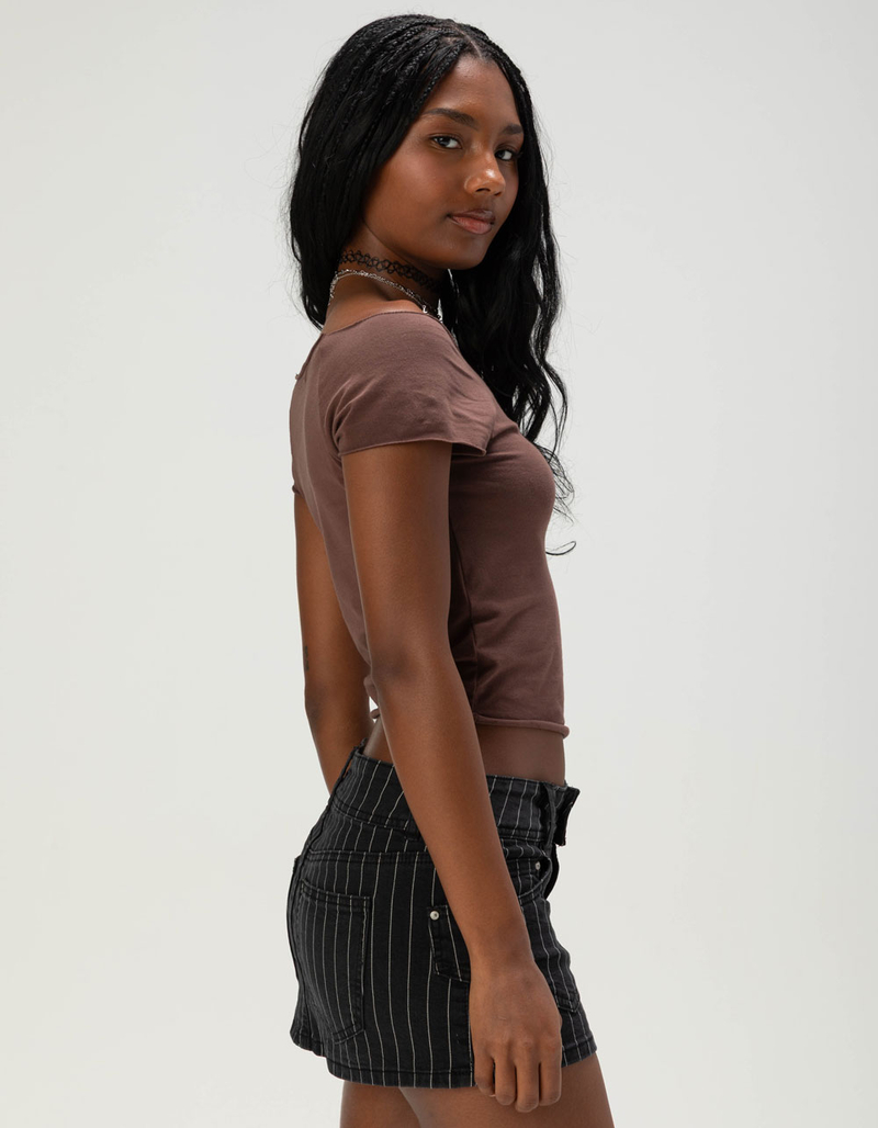 TILLYS Raw Edge Womens Tee image number 2