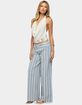 EDIKTED Chera Striped Wide Leg Pants image number 4