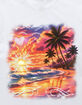 BEACH Sunset Airbrush Unisex Tee image number 2