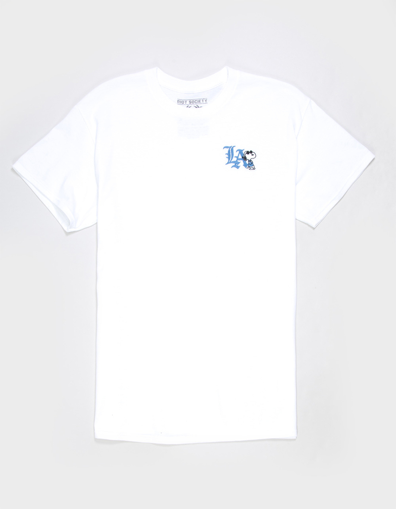 RIOT SOCIETY x Peanuts LA Mens Embroidered Tee image number 0
