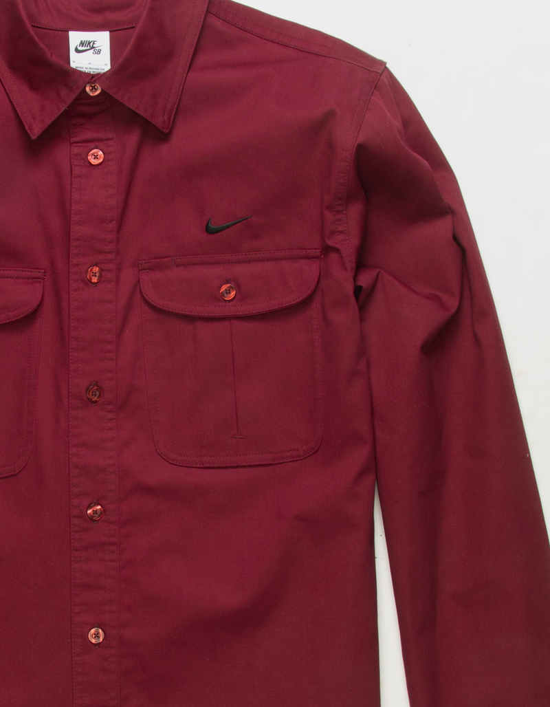 NIKE SB Woven Skate Long-Sleeve Mens Shirt image number 1