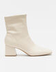 DELICIOUS Ankle Block Heel Womens Boots image number 2