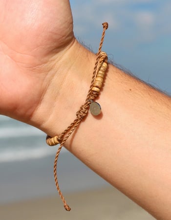 MAUKA Wood Beaded Bracelet Alternative Image
