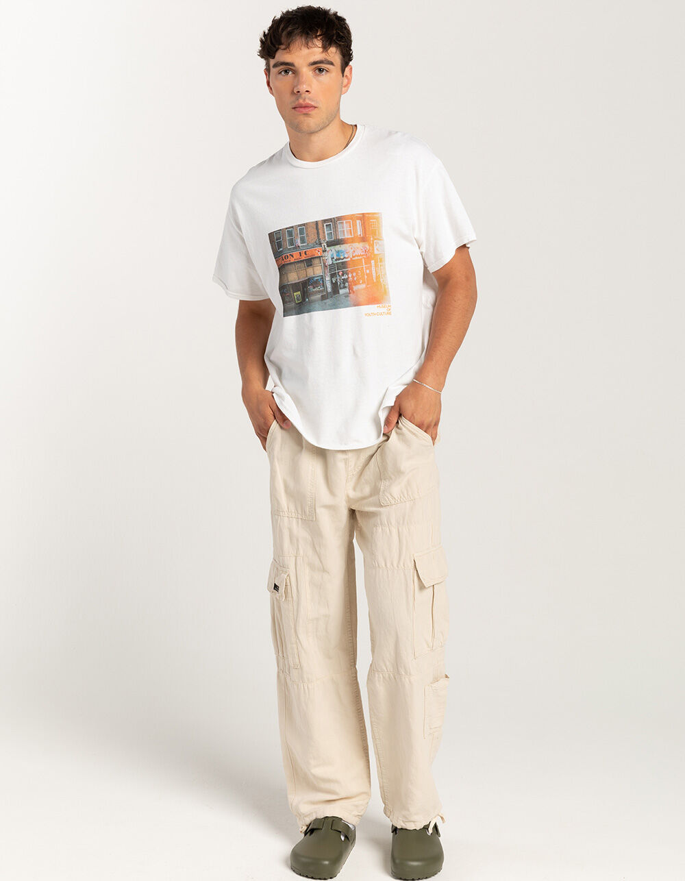 BDG Urban Outfitters Mens Utility Cargo Pants - ECRU | Tillys