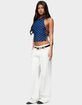 EDIKTED Raiya Polka Dot Backless Halter Top image number 4