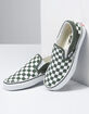 VANS Checkerboard Classic Womens Slip On Shoes image number 4