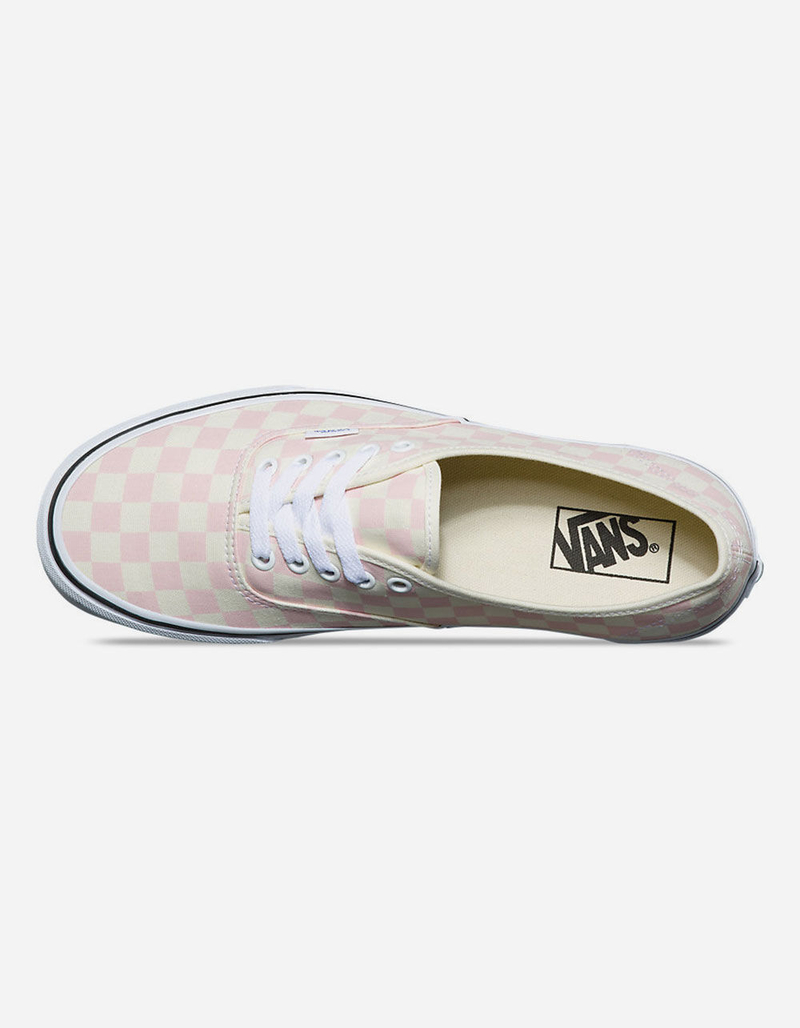 VANS Checkerboard Authentic Chalk Pink Womens Shoes image number 2