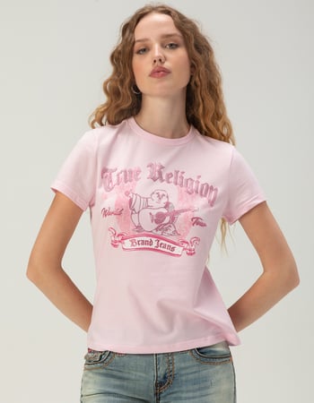 TRUE RELIGION Crystal Classic Womens Tee Primary Image