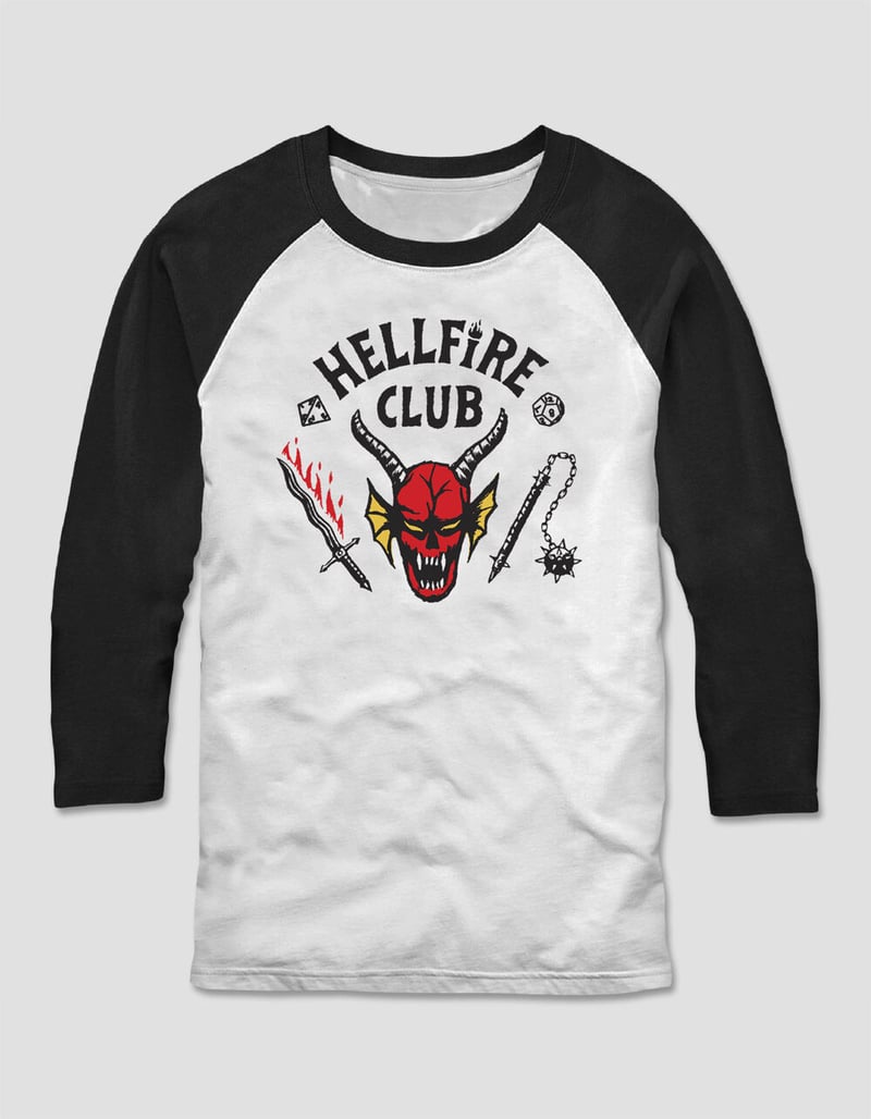 STRANGER THINGS Hellfire Club Unisex Raglan Tee image number 0