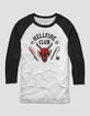 STRANGER THINGS Hellfire Club Unisex Raglan Tee image number 1