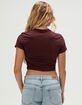 NIKE Sportswear Chill Knit Womens Crop Tee image number 4
