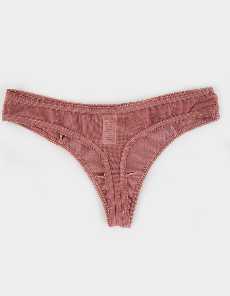 FULL TILT Velvet Rib Thong image number 1