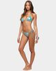 EDIKTED Seffey Metallic String Bikini Bottoms image number 5