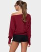 EDIKTED Off Shoulder Oversized Sweater image number 3