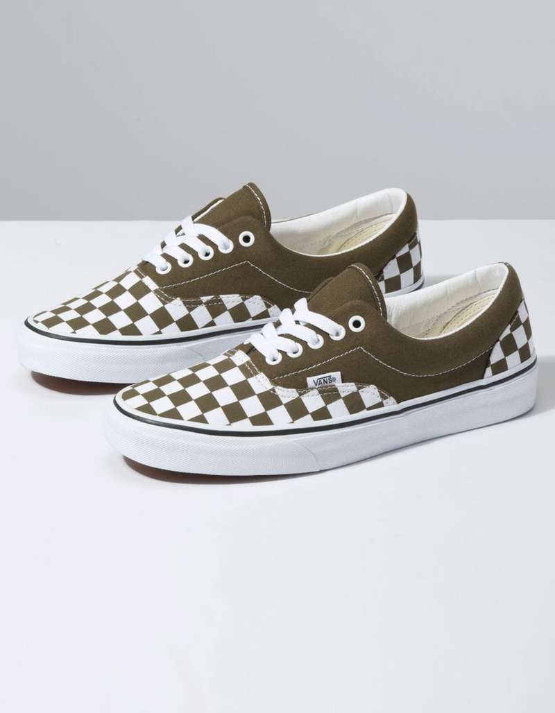 VANS Checkerboard Era Beech & True White Shoes image number 1