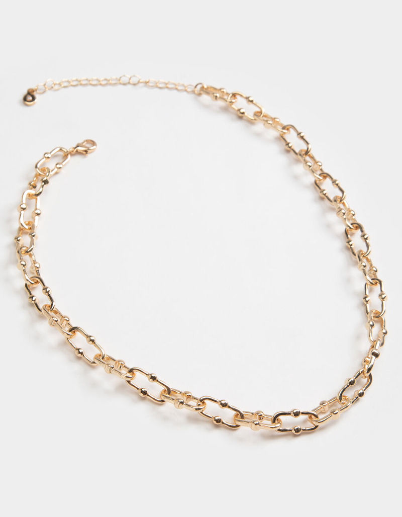 FULL TILT Oval Link Ball Necklace image number 0