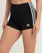 ADIDAS 3-Stripe Womens Booty Shorts image number 3