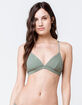 HURLEY Quick Dry Triangle Snap Bikini Top image number 1
