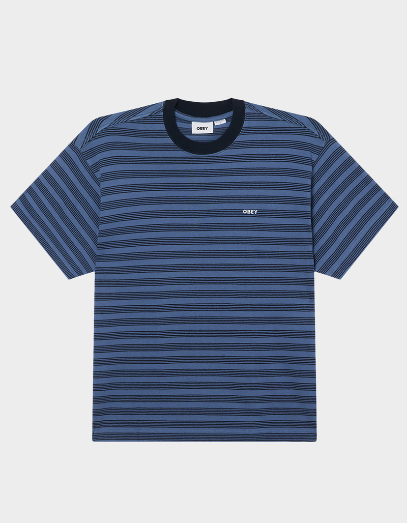 OBEY Cordell Mens Stripe Tee image number 0