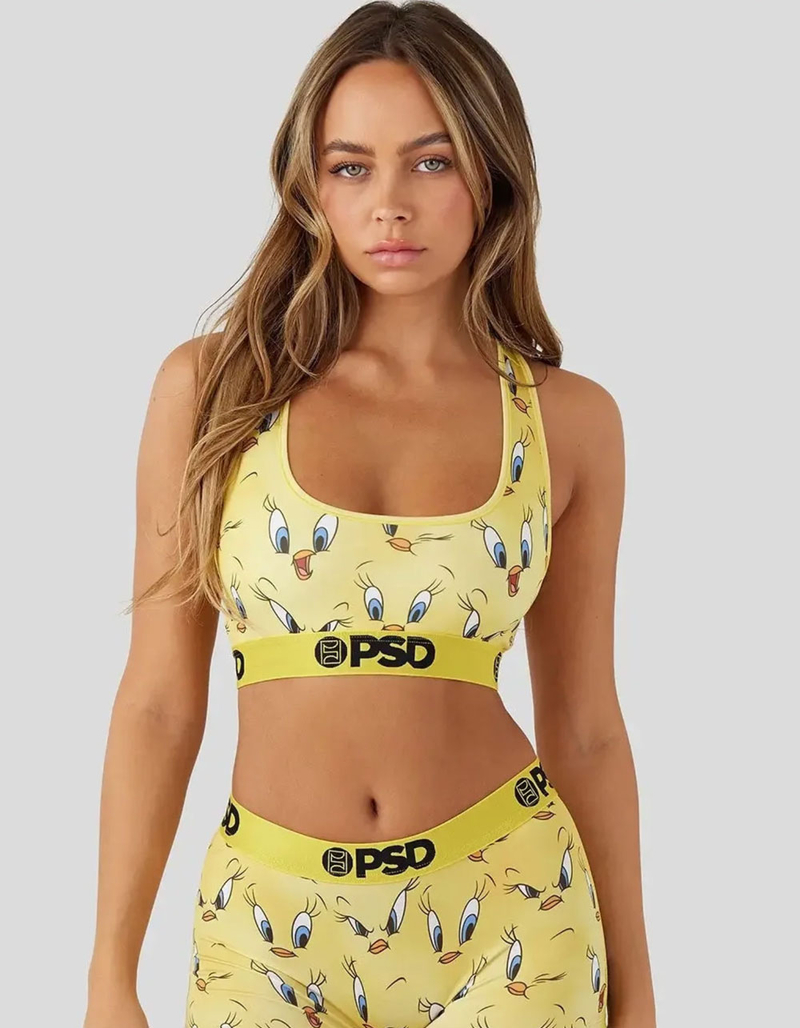 PSD x Looney Tunes Tweety Moods Sports Bra image number 0